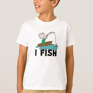 T-shirt Boy I Fish