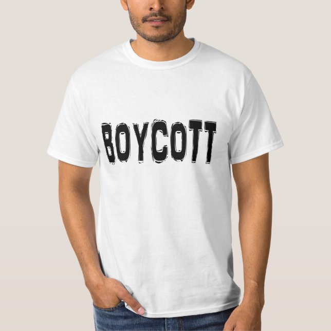T-shirt Boycott. (Devant)