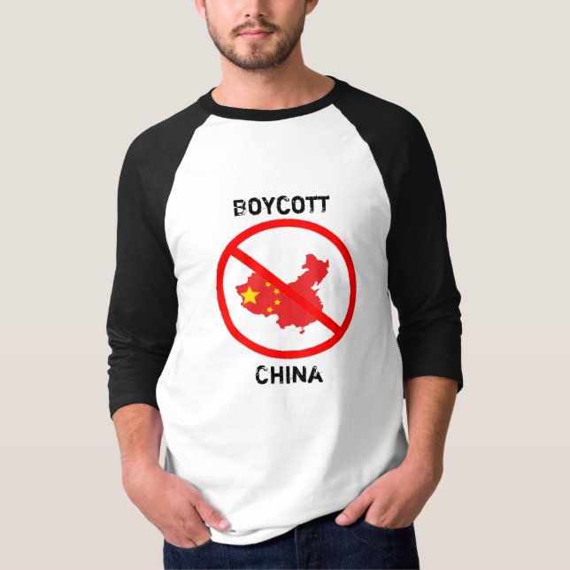 T-shirt Boycott Chine (Devant)