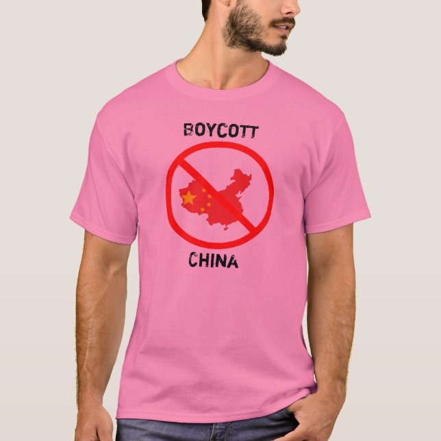 T-shirt Boycott Chine (Devant)