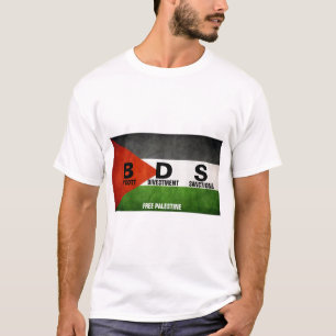 T-shirt Boycott, désinvestissement, sanctions