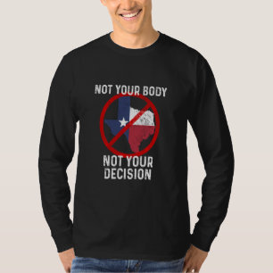 T-shirt Boycott Texas Anti Texas Mon corps Mon choix Son s