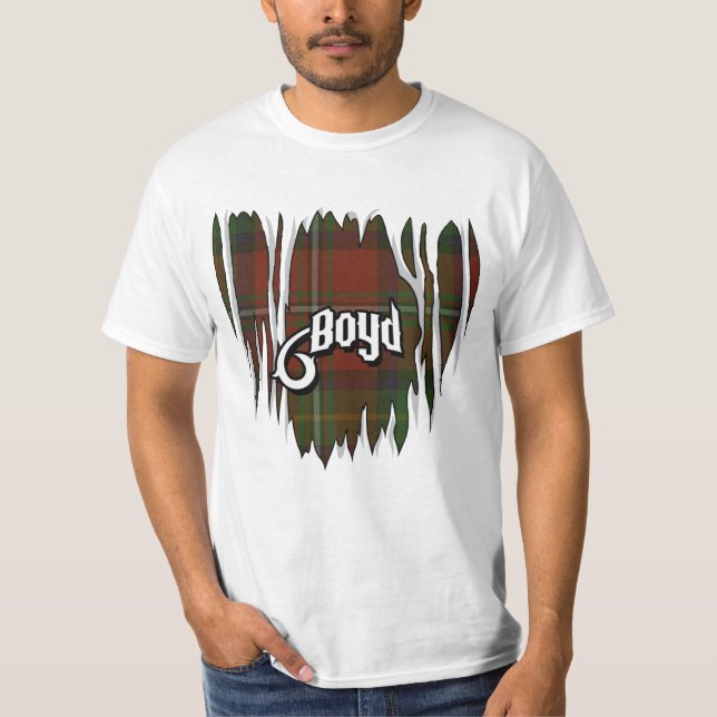 T-shirt Boyd Tartan (Devant)