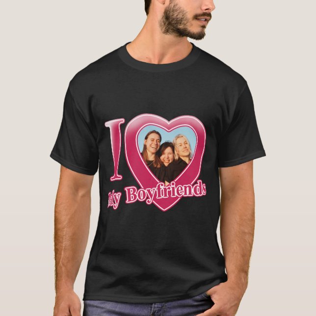 T-shirt Boygenius Mes petits amis (Devant)