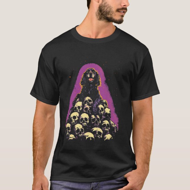 T-shirt Boykin Spaniel Chien Gothique (Devant)