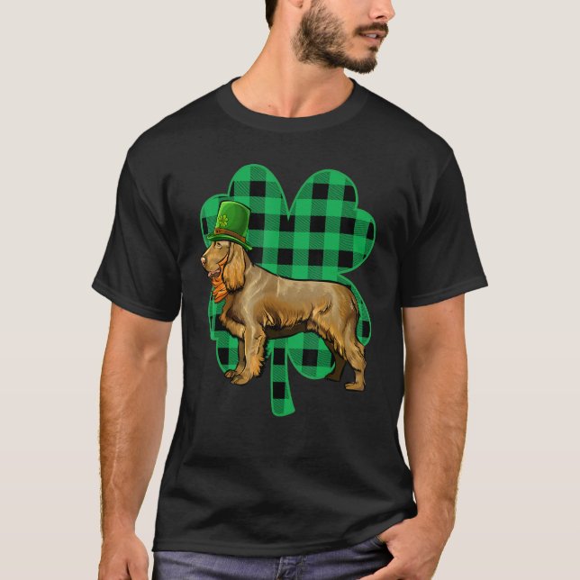 T-shirt Boykin Spaniel Leprechaun St Patricks Day Lucky C (Devant)