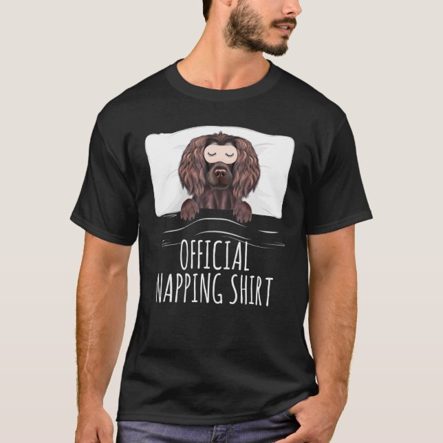 T-shirt Boykin Spaniel Masque de sommeil Officiel Napping (Devant)
