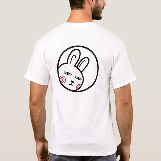 T-shirt BoyRabbit#z02(Clip art of adolescent rabbit)  (Dos)
