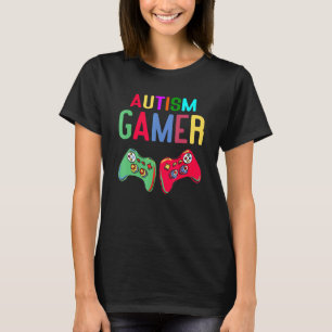 T-shirt Boys Autism Gamer Sensibilisation sur l'autisme Mo
