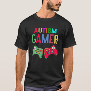 T-shirt Boys Autism Gamer Sensibilisation sur l'autisme Mo
