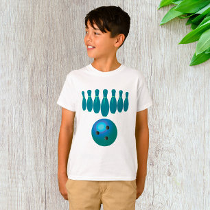 T-shirt Boys Bowling Pins