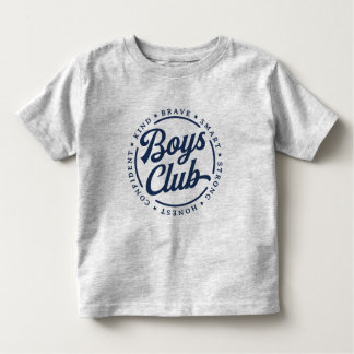 T-shirt Boys Club - Brave Smart Strong Honest Type