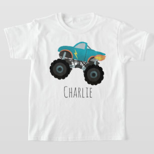 T-shirt Boys Cute et moderne Blue Truck