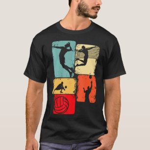 T-shirt Boys de volley-ball Hommes Jeunes