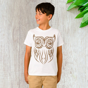 T-shirt Boys d'illustration Owl