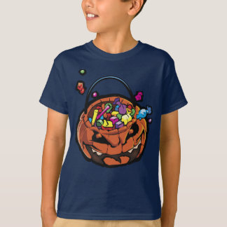 T-shirt Boys Jack-O-Lantern Halloween graphic tee shirt