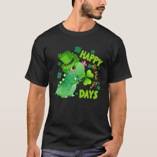 T-shirt Boys Jour de la Saint Patrick Dinosaur Dino Saurus