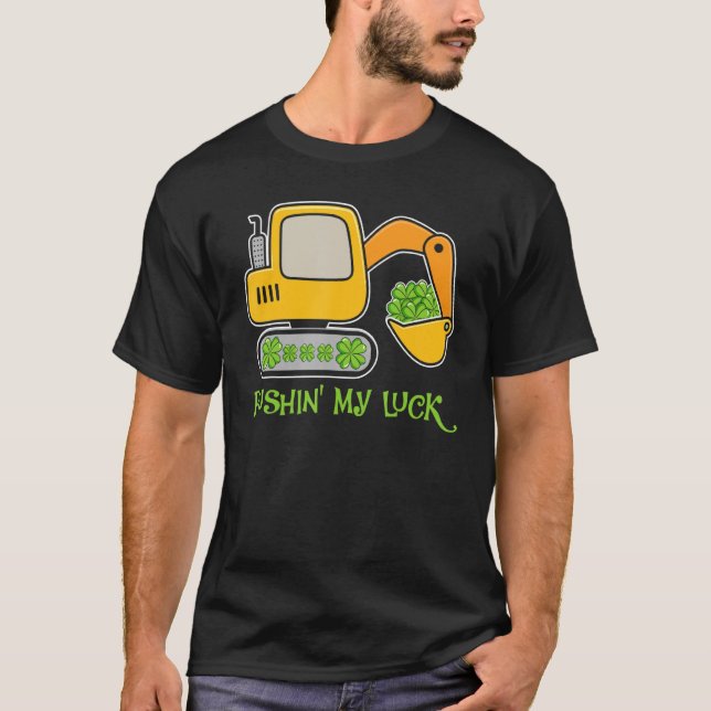 T-shirt Boys Jour de la Saint Patrick Grane Construction C (Devant)