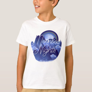 T-shirt Boy's Moonbow Nights / Blanc