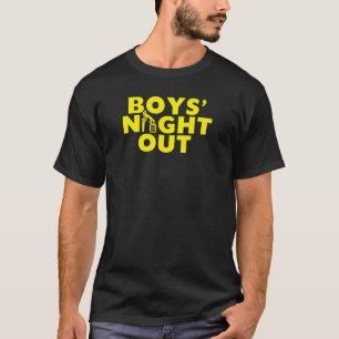 T-shirt Boys Night Out Books Design pour les fans de fêtes