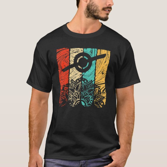 T-shirt Boys One Wheel Electric Skateboard Float Retro Vin (Devant)
