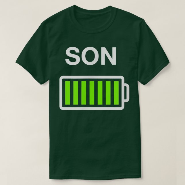 T-shirt Boys Son    BatterieMaman et papa Batterie basse  (Design devant)