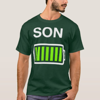 T-shirt Boys Son    BatterieMaman et papa Batterie basse 
