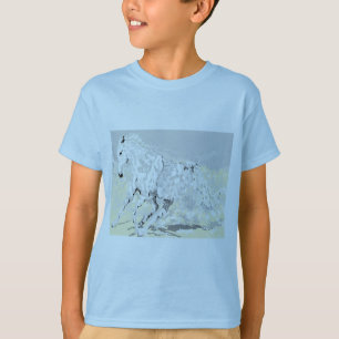 T-Shirt Boys Stallion Blanc