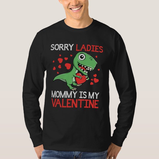 T-shirt Boys Valentines Day kids Sorry Mommy Is My Valenti (Devant)