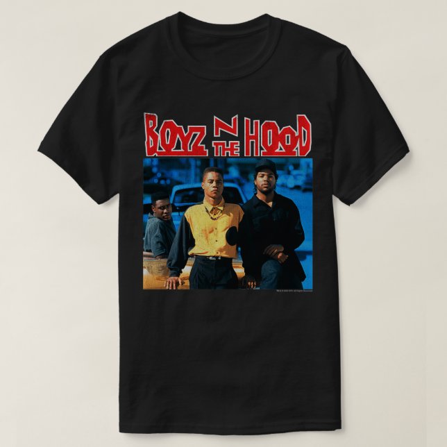 T-shirt Boyz N The Hood Classic Poster  (Design devant)