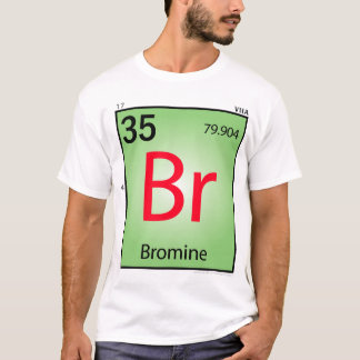 T-shirt (Br) d'élément de brome - avant seulement