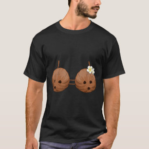 T-shirt Bra de noix de coco d'été Costume d'Halloween Hawa