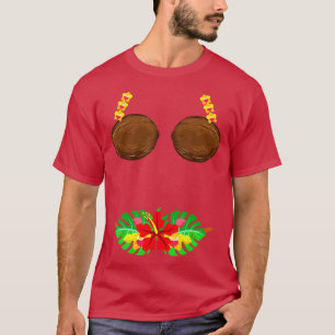 T-shirt Bra de noix de coco d'été Costume d'Halloween Hawa