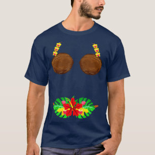 T-shirt Bra de noix de coco d'été Costume d'Halloween Hawa