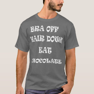 T-shirt Bra Hair Down Mange Chocolat