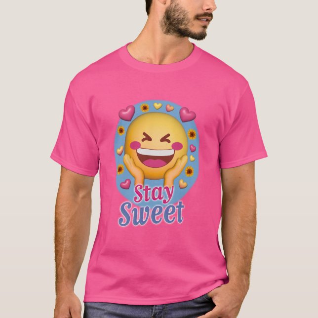 T-shirt Bracelet avec breloque ronde (Devant)