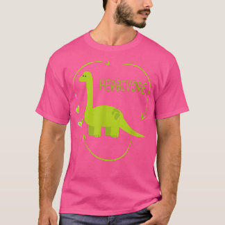 T-shirt Brachiosaure Dinosaur Funny Vegetarian