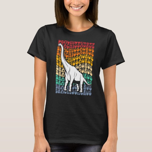 T-shirt Brachiousaurus Dinosaur Paléontologue Dino (Devant)