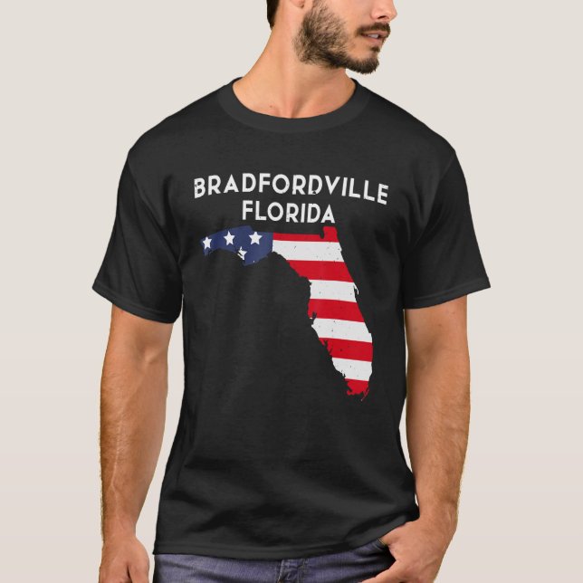 T-shirt Bradfordville Floride États-Unis Amérique Voyage F (Devant)