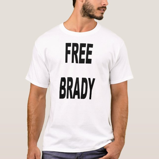 T-SHIRT BRADY LIBRE DÉGONFLENT DES PATRIOTES DE TOM DE (Devant)