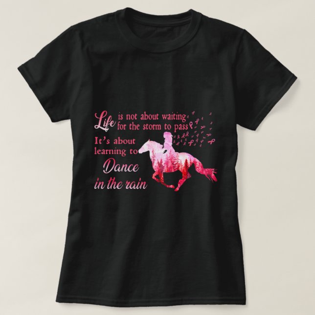 T-shirt Braille Cancer (Design devant)