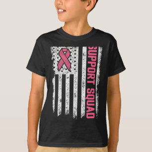 T-shirt Braille Cancer Shirts Support Squad Breast Cancer