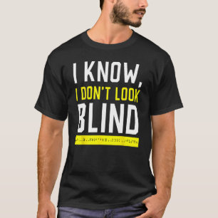 T-shirt Braille Sensibilisation aux aveugles Handicapés Vi