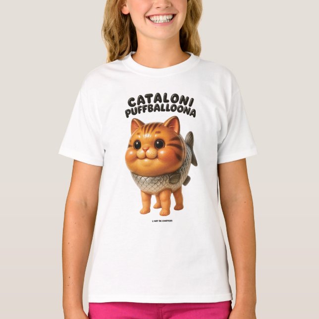 T-shirt Brainrot POP | Cataloni Puffballoona (Devant)