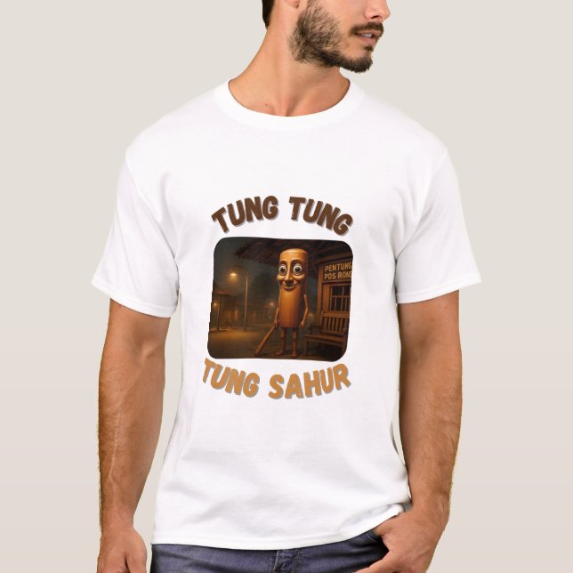 T-shirt BrainRots Tung Tung Tung Sahur  (Devant)