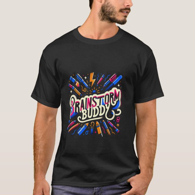 T-shirt Brainstorm Buddy - (Devant)