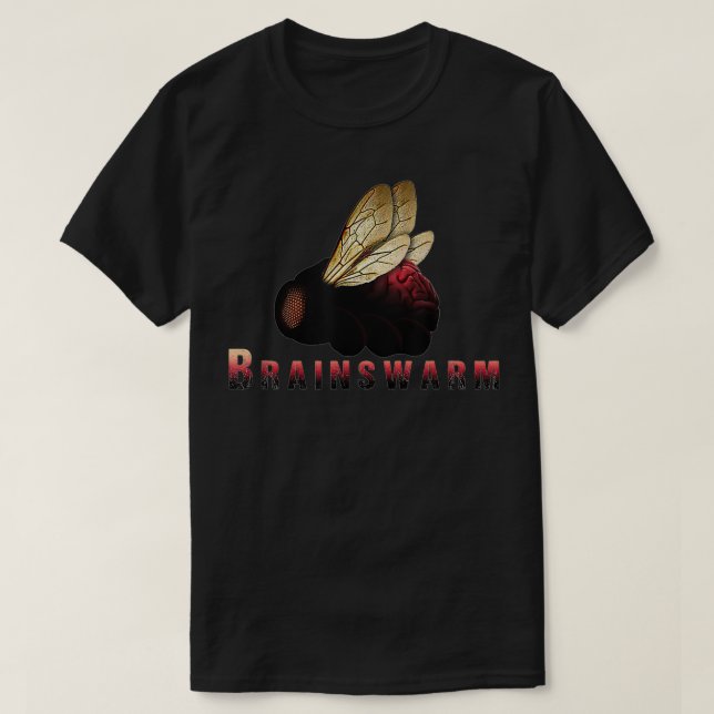 T-shirt Brainswarm Buzz Thoughts (Design devant)