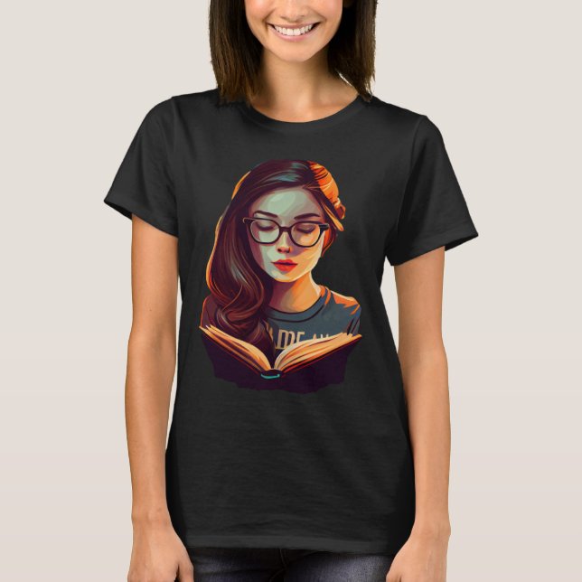 T-shirt Brainy Beauty A Nerdy Girl s Love for STEM and Lit (Devant)