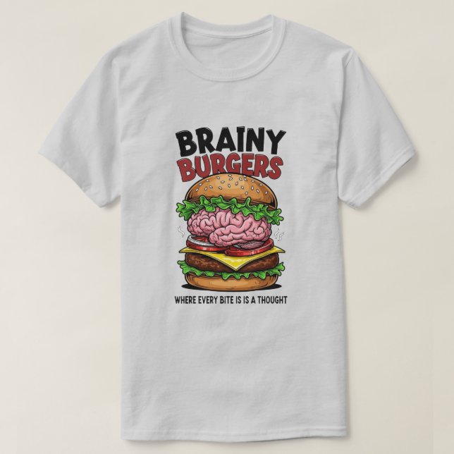 T-Shirt Brainy Burgers (Design devant)