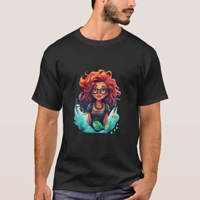 T-shirt Brainy mermaid (Devant)